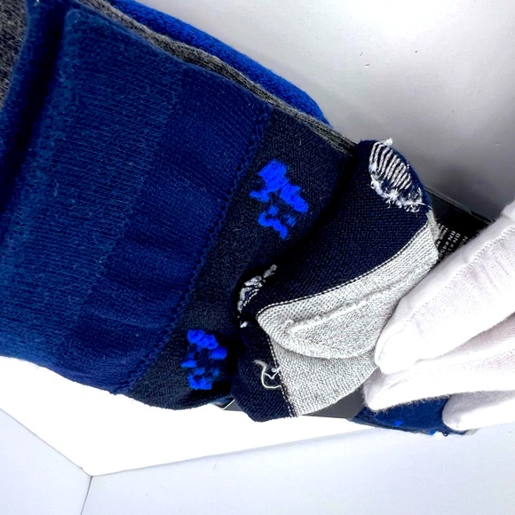 TRUE RELIGION, MENS 5 PACK CREWS SOCKS 2 HREY, 2NAVY 1 BLUE, SHOE SIZE 8-12.5 - Picture 13 of 16